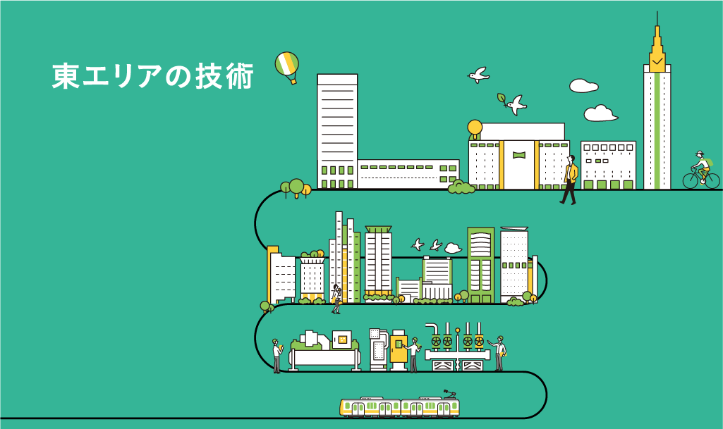 東エリアの技術