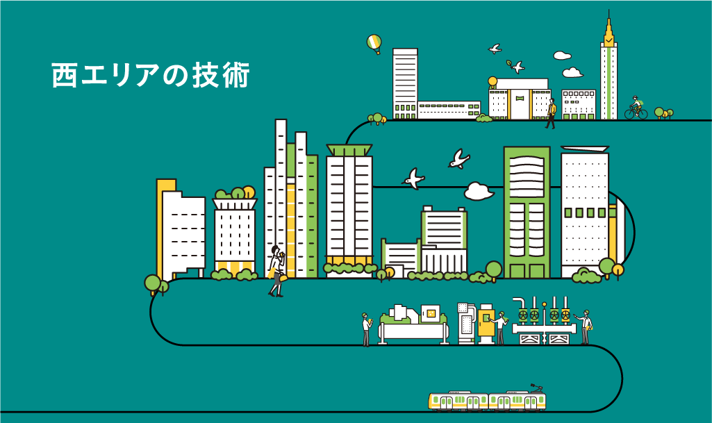 西エリアの技術